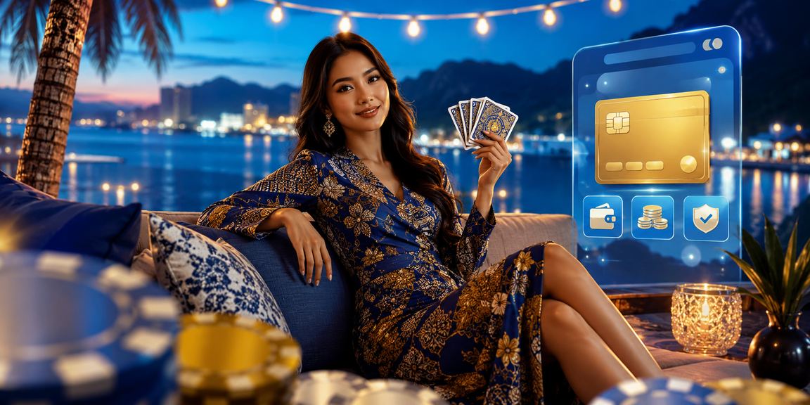 Pemain poker Malaysia di Langkawi menikmati permainan kad batik secara dalam talian