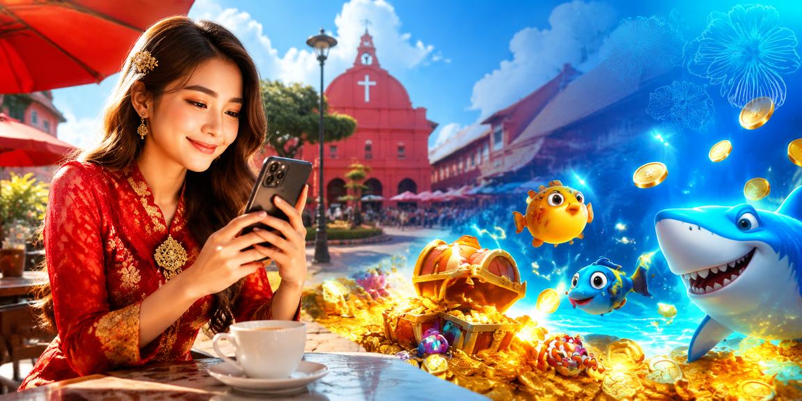 Pemain di Melaka menikmati permainan memancing ikan dan slot bertema tempatan di king368