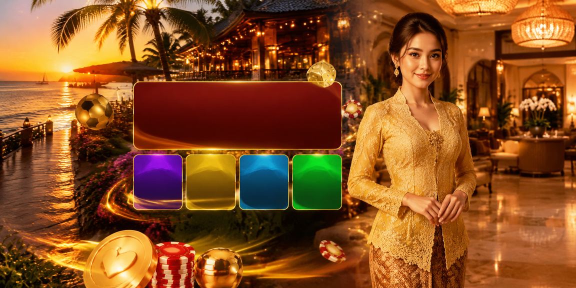 Wanita Malaysia berbaju kebaya menikmati permainan slot dalam talian di king368